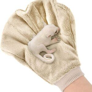 2 Pcs Sugar Glider Bonding Mitt, Calming Sleeping Glove, Bite Proof Animal Handl